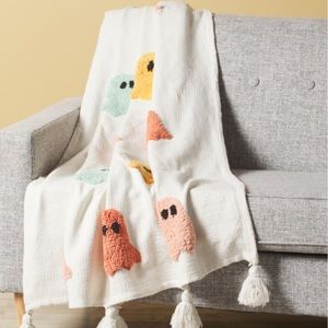 Rachel Zoe Woven Ghost Throw With Tassels